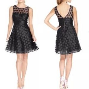 Betsey Johnson Black Fit and Flare Party Dress